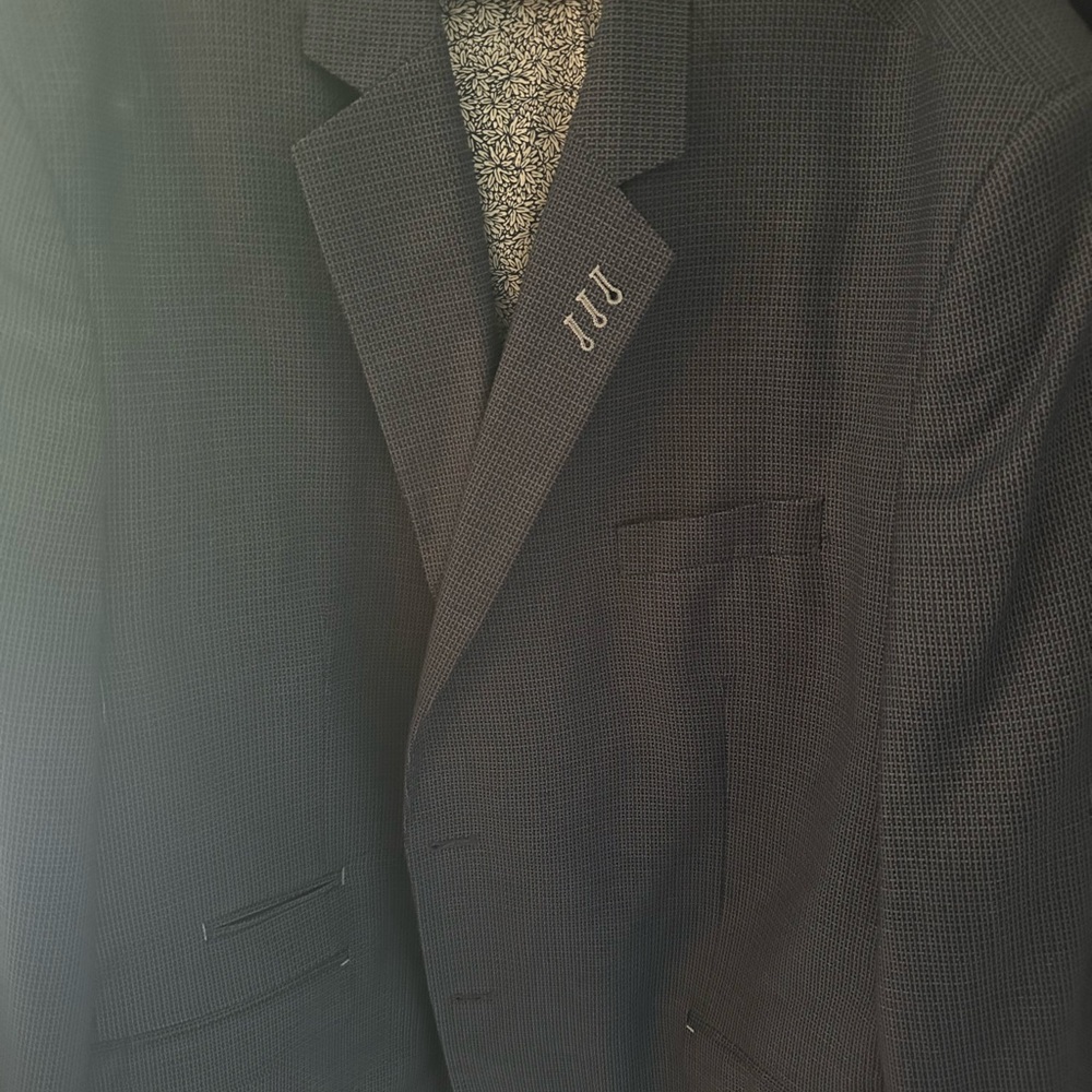 Synergy Organic Clothing Black Textured Blazer